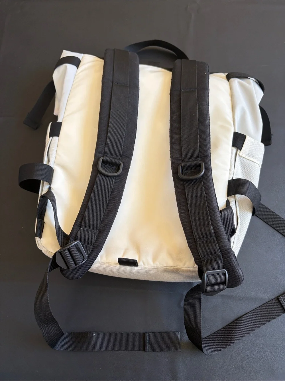 Topo Designs x Revolution Rolltop Backpack White Water-Resistant Laptop Travel D